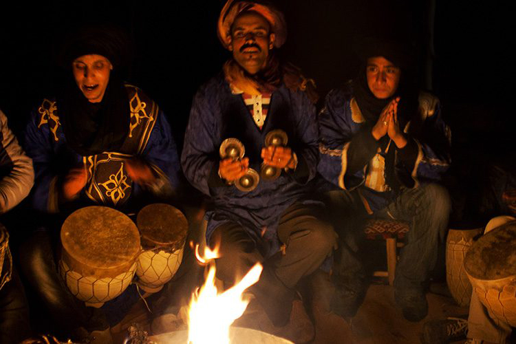 músicos marroquíes